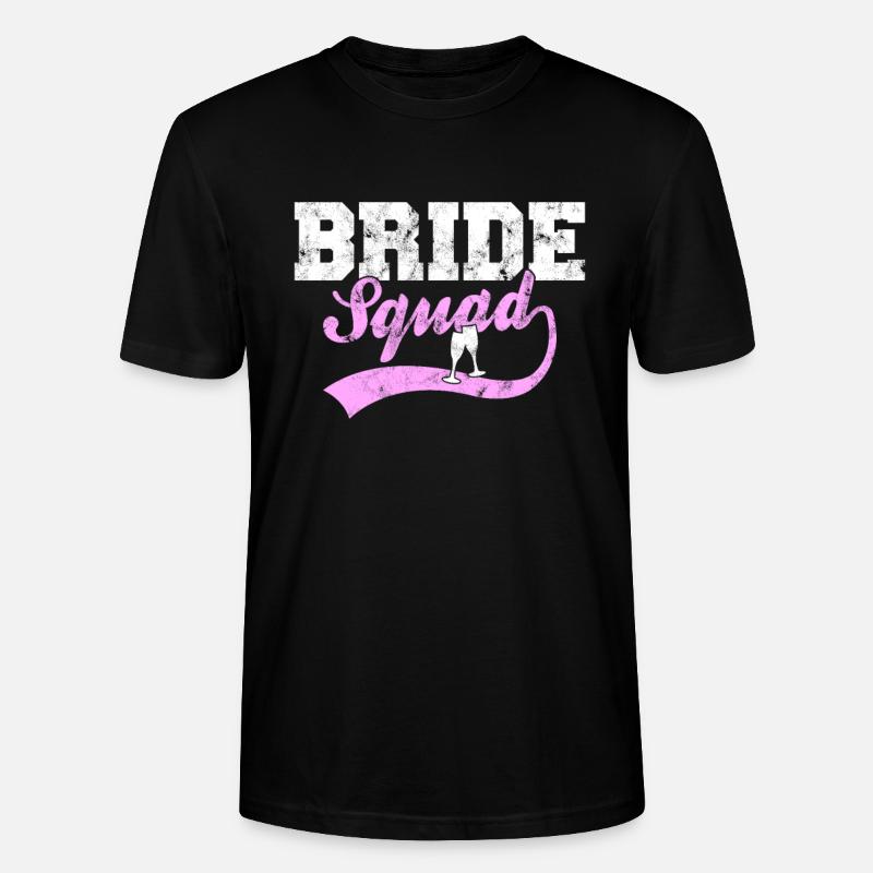 Bride Squad - Stanley/Stella Unisex Bio-T-Shirt CRAFTER - Schwarz