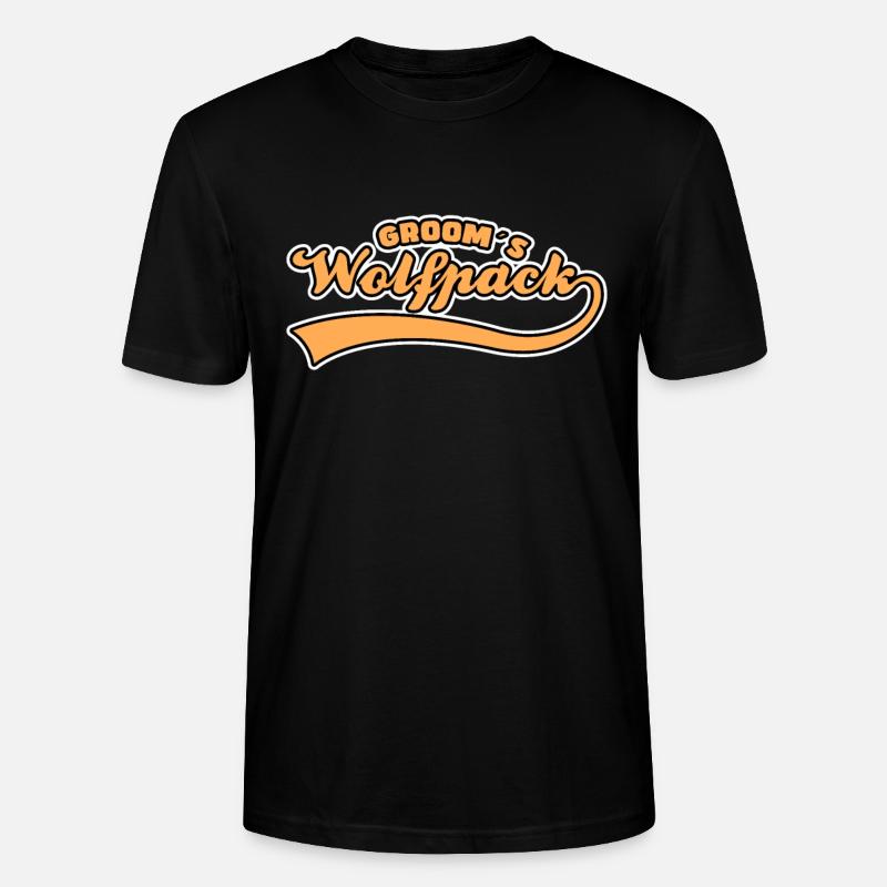 Bräutigam`s Wolfsrudel - Stanley/Stella Unisex Bio-T-Shirt CRAFTER - Schwarz