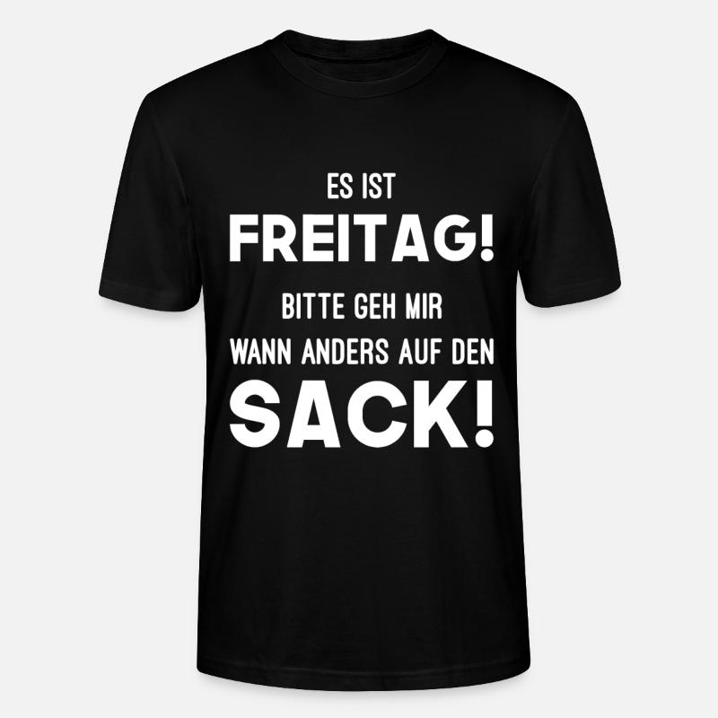 Freitag Sack Nerven - Stanley/Stella Unisex Bio-T-Shirt CRAFTER - Schwarz
