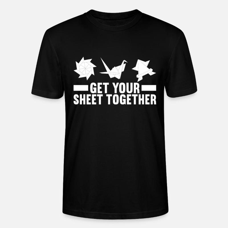 Origami - Stanley/Stella Unisex Bio-T-Shirt CRAFTER - Schwarz