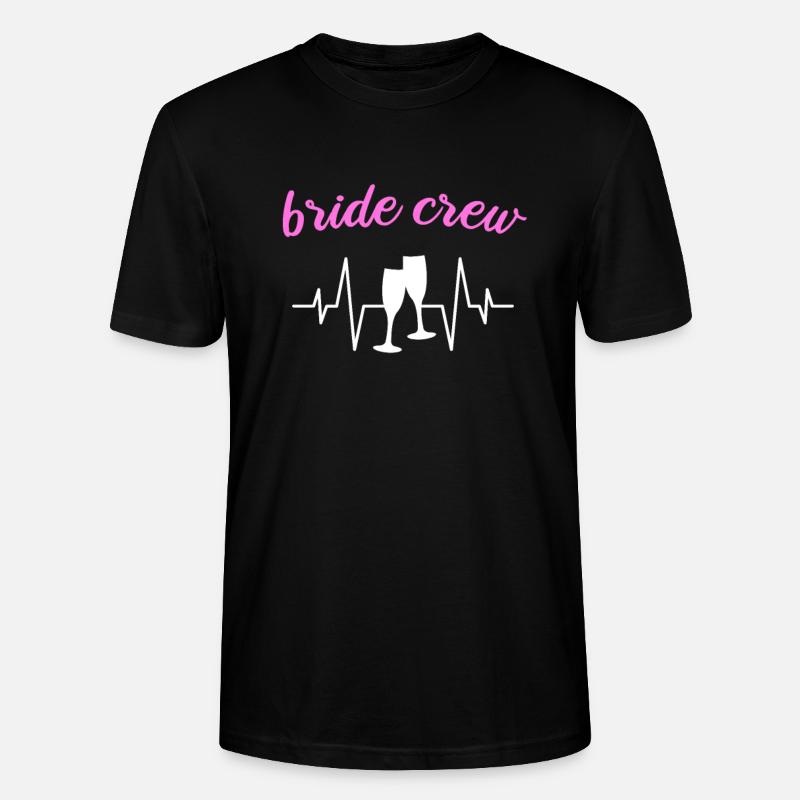 Équipage de la mariée - T-shirt bio CRAFTER Stanley Stella Unisexe - noir
