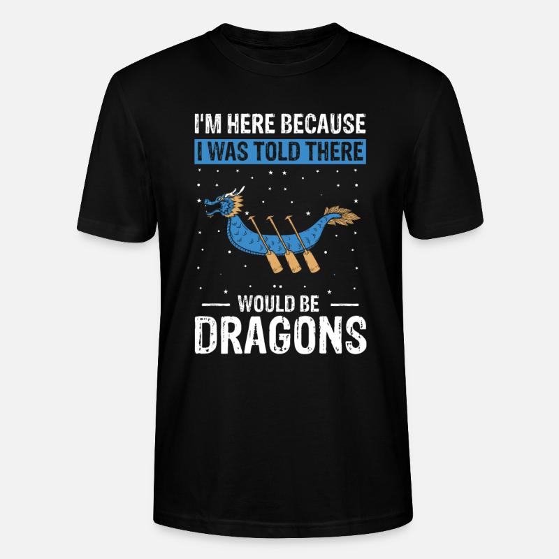 Drachenboot Trainer und Drachenboot - Stanley/Stella Unisex Bio-T-Shirt CRAFTER - Schwarz