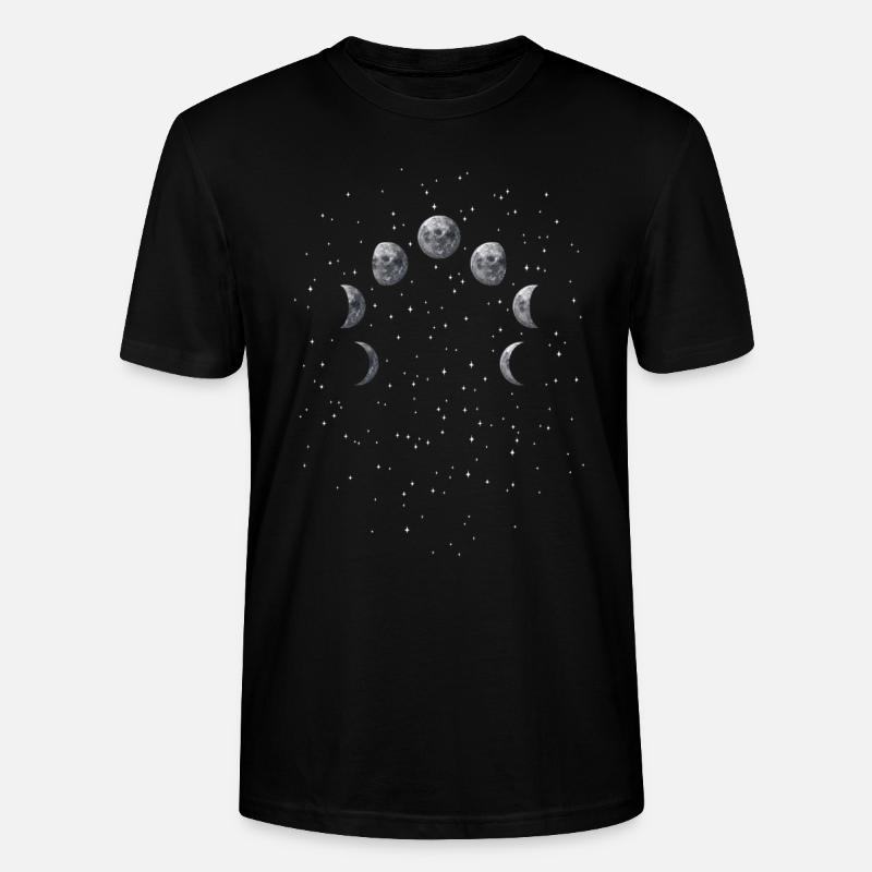 Lunar Eclipse Astronomy Telescope - Stanley/Stella CRAFTER Unisex Organic T-Shirt - black