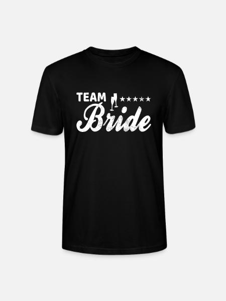 team bride Team Bride - Stanley/Stella CRAFTER Unisex Organic T-Shirt - black