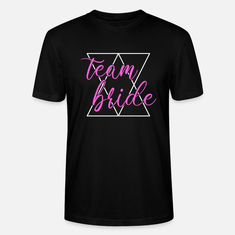 team bride Team Braut - Stanley/Stella Unisex Bio-T-Shirt CRAFTER - Schwarz