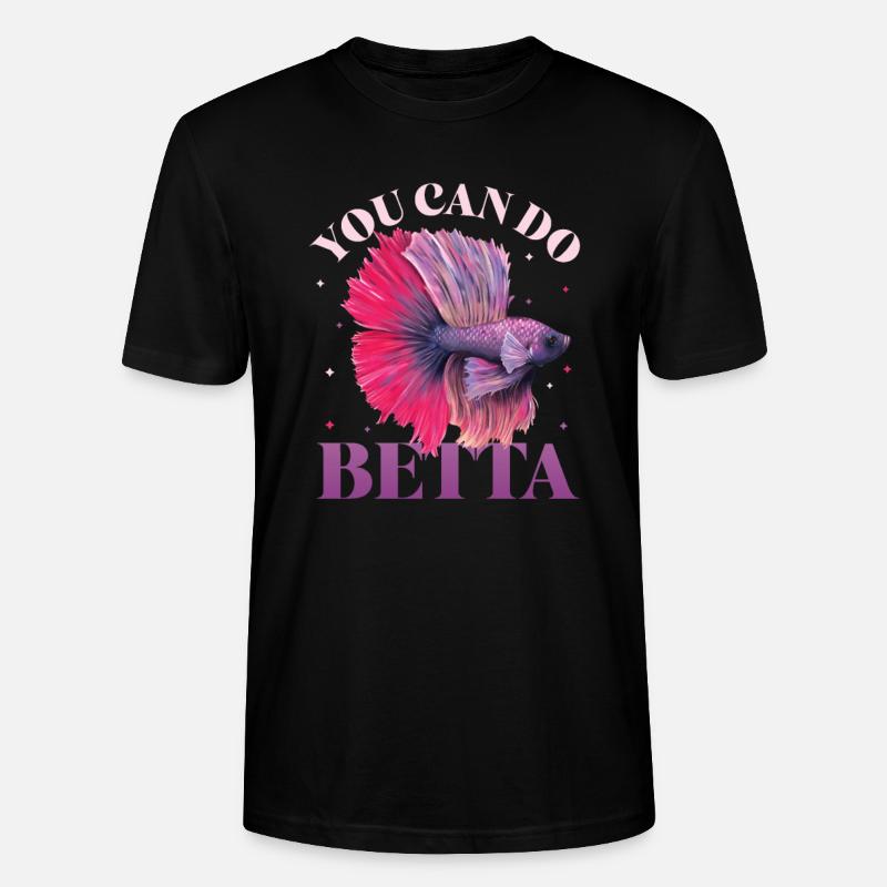 Garder le poisson betta - T-shirt bio CRAFTER Stanley Stella Unisexe - noir