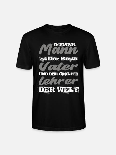 Vater Und Lehrer - Stanley/Stella Unisex Bio-T-Shirt CRAFTER - Schwarz