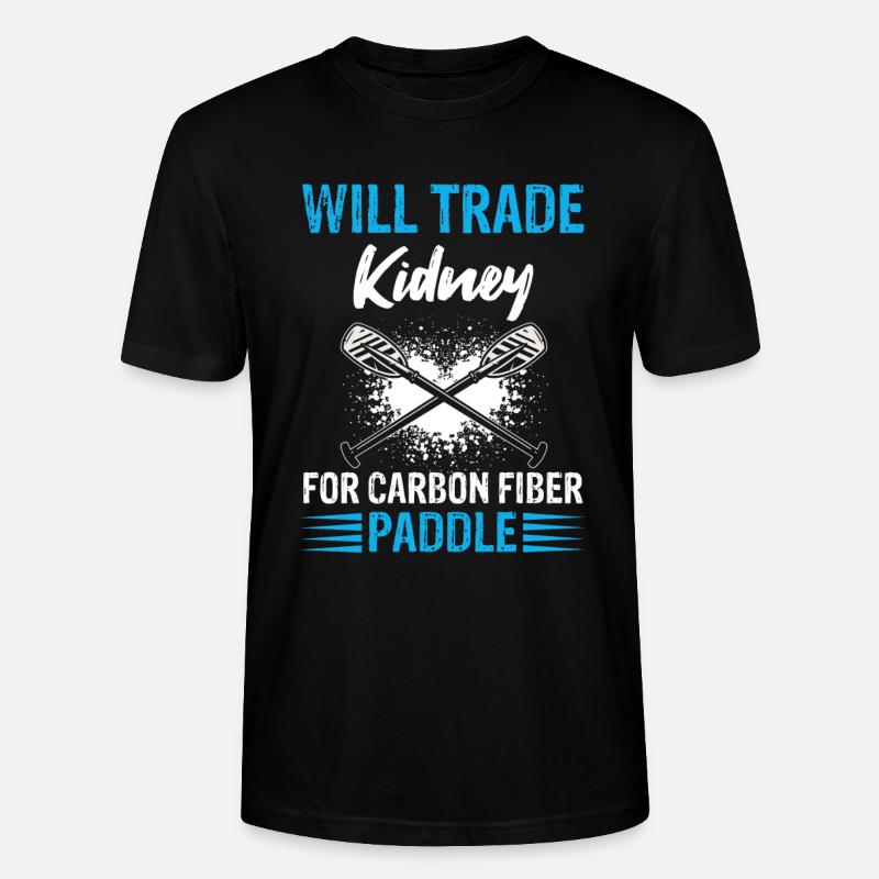 Drachenboot Trainer und Drachenboot - Stanley/Stella Unisex Bio-T-Shirt CRAFTER - Schwarz