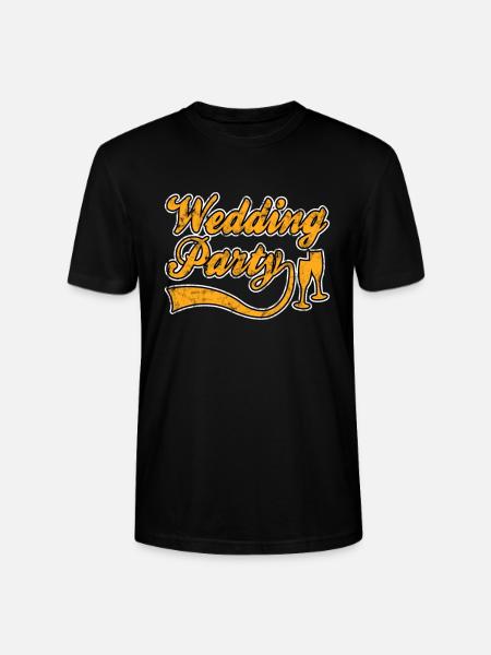 Hochzeitsfeier - Stanley/Stella Unisex Bio-T-Shirt CRAFTER - Schwarz