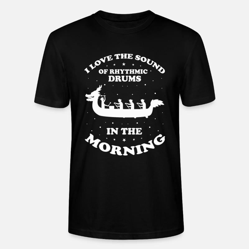Drachenboot Crew und Drachenbootfahren - Stanley/Stella Unisex Bio-T-Shirt CRAFTER - Schwarz
