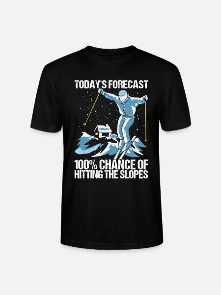 Skiers - Stanley/Stella CRAFTER Unisex Organic T-Shirt - black