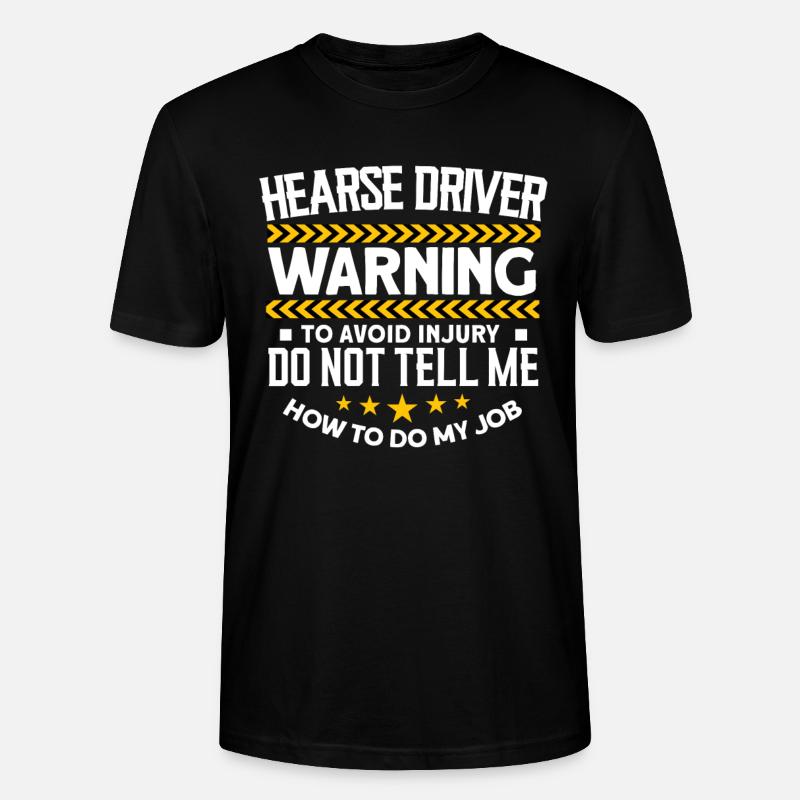 Leichenwagenfahrer - Stanley/Stella Unisex Bio-T-Shirt CRAFTER - Schwarz