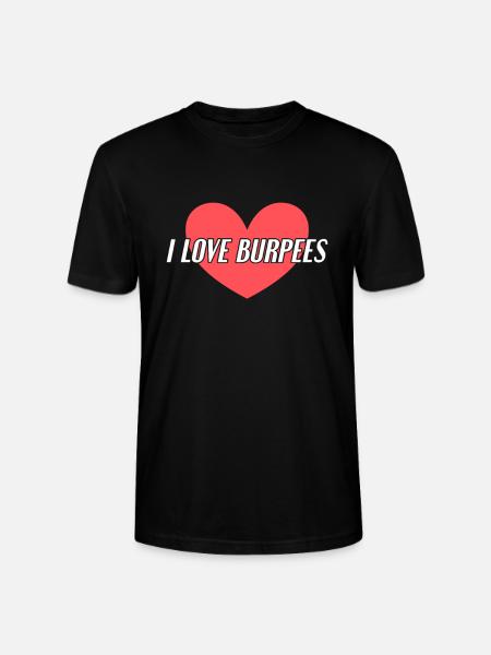 J’adore les burpees - T-shirt bio CRAFTER Stanley Stella Unisexe - noir