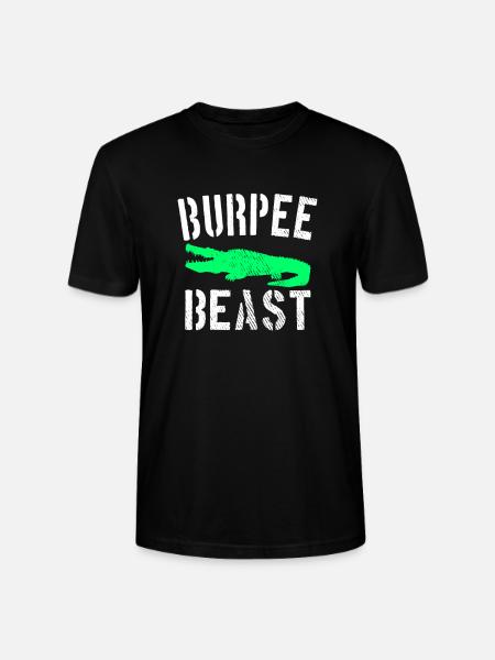 Burpee Beast - Stanley/Stella CRAFTER Unisex Organic T-Shirt - black