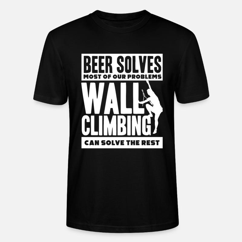 Grimpeurs muraux, grimpeurs de murs - T-shirt bio CRAFTER Stanley Stella Unisexe - noir