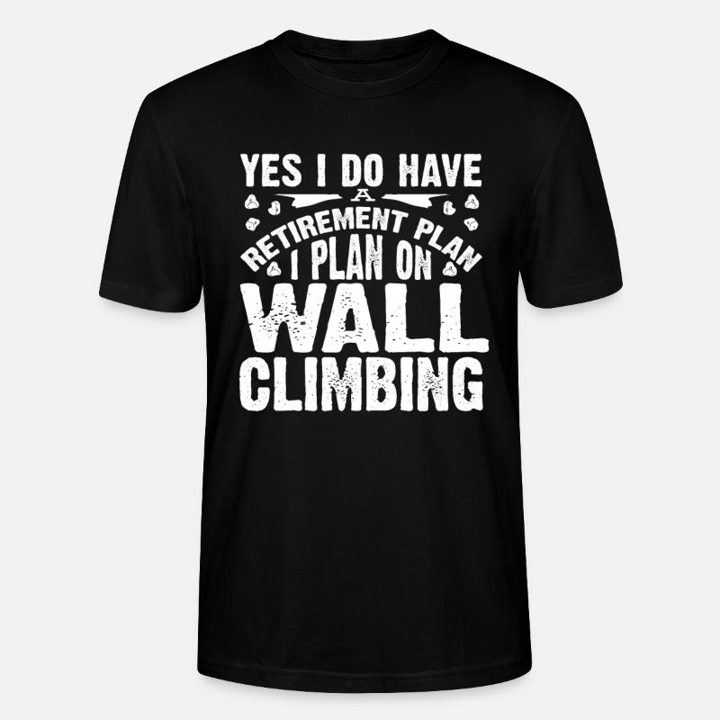Wall climbers, wall climbers - Stanley/Stella CRAFTER Unisex Organic T-Shirt - black