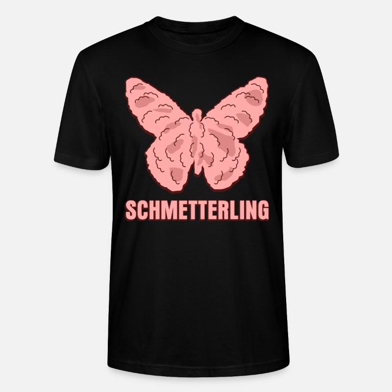 Hackfleisch Schmetterling Mett - Stanley/Stella Unisex Bio-T-Shirt CRAFTER - Schwarz