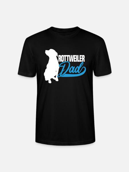 Rottweiler Dad - Stanley/Stella CRAFTER Unisex Organic T-Shirt - black