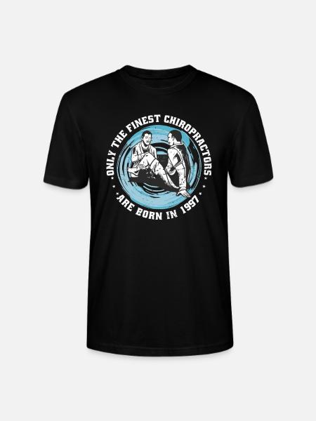 Physiotherapy born 1997 - Stanley/Stella CRAFTER Unisex Organic T-Shirt - black