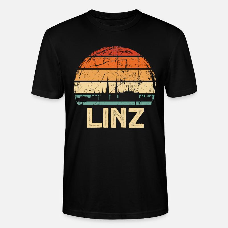 Linz - T-shirt bio CRAFTER Stanley Stella Unisexe - noir