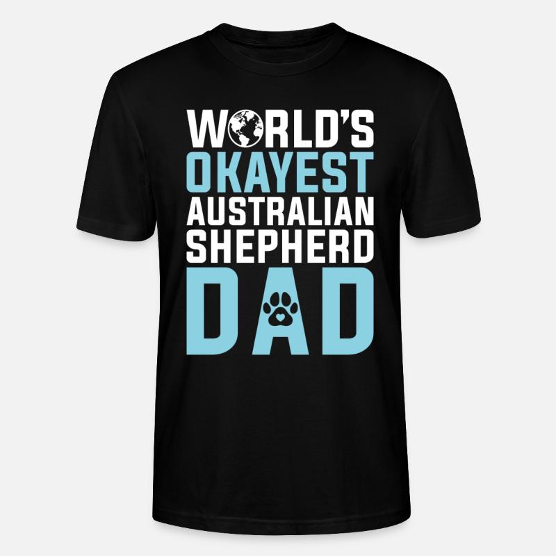 Cadeaux de berger australien - T-shirt bio CRAFTER Stanley Stella Unisexe - noir