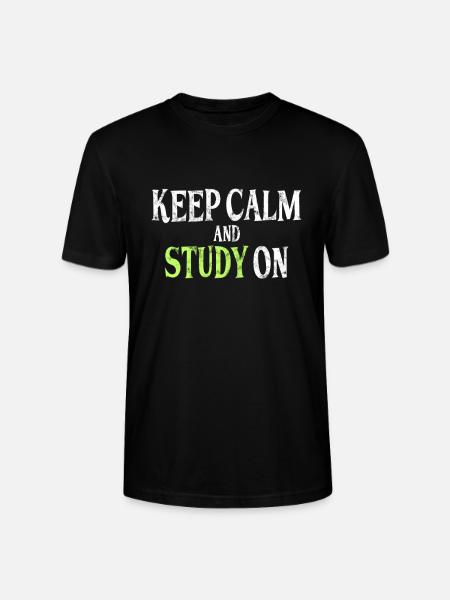 Study Saying - Stanley/Stella CRAFTER Unisex Organic T-Shirt - black
