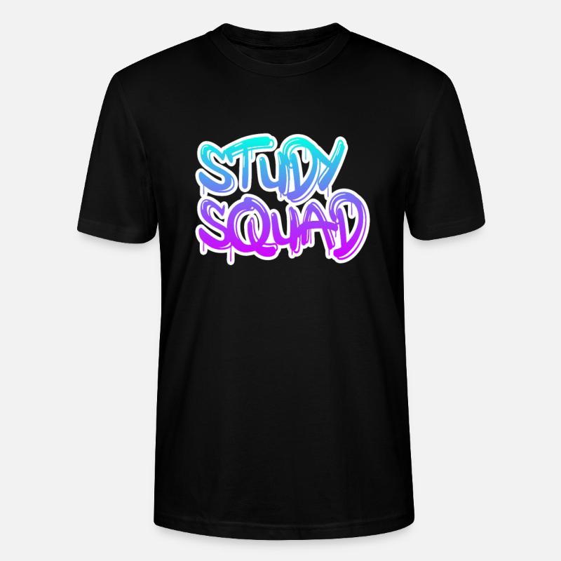 Study Squad - Stanley/Stella CRAFTER Unisex Organic T-Shirt - black