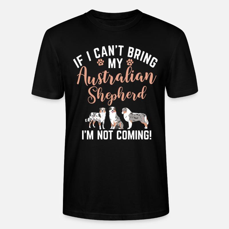 Cadeaux de berger australien - T-shirt bio CRAFTER Stanley Stella Unisexe - noir