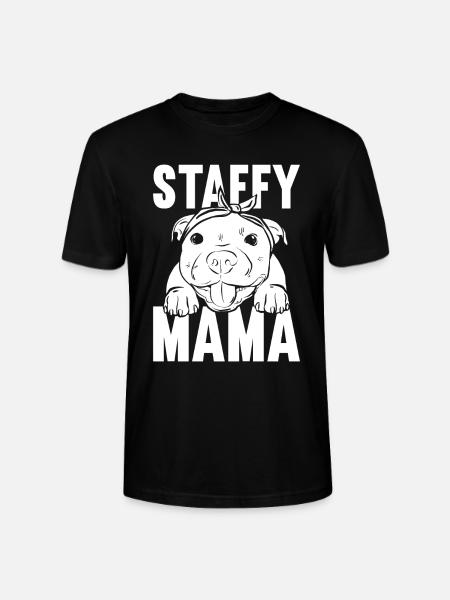 Staffordshire Bull Terrier - Stanley/Stella CRAFTER Unisex Organic T-Shirt - black