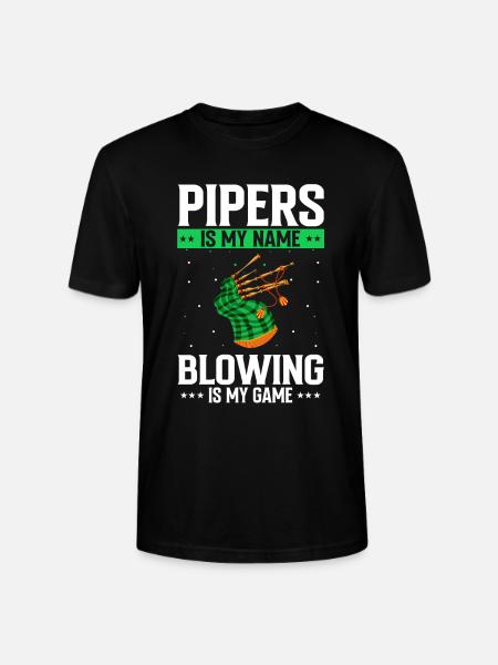 Bagpipe training and bagpipe playing - Stanley/Stella CRAFTER Unisex Organic T-Shirt - black