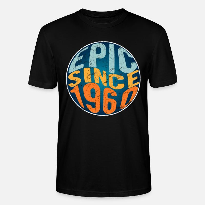 Episch Seit 1960 - Stanley/Stella Unisex Bio-T-Shirt CRAFTER - Schwarz