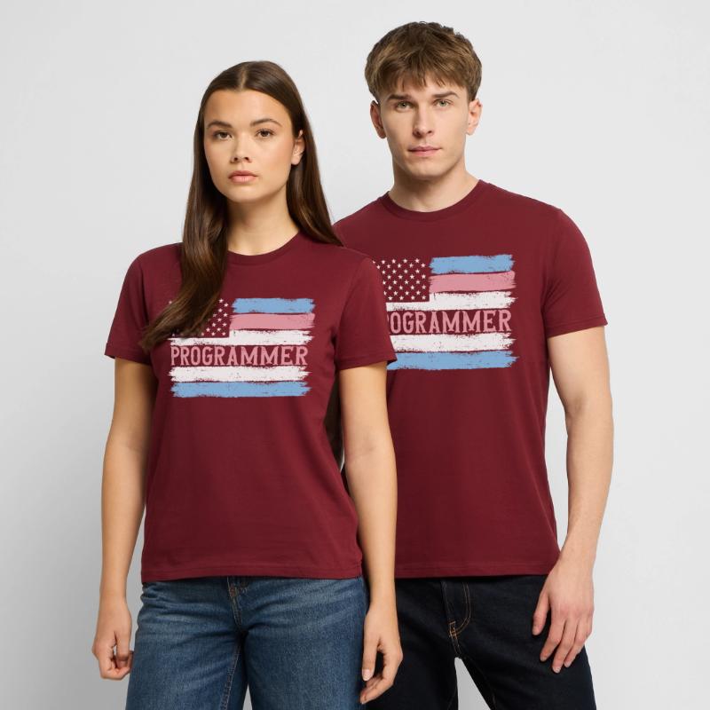 US Pride Web Developer Informatics Gift Idea T-shirt bio CRAFTER Stanley Stella Unisexe