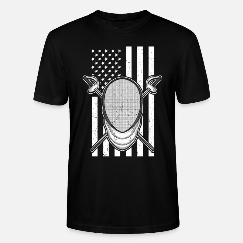 Fechter Fechter - Stanley/Stella Unisex Bio-T-Shirt CRAFTER - Schwarz
