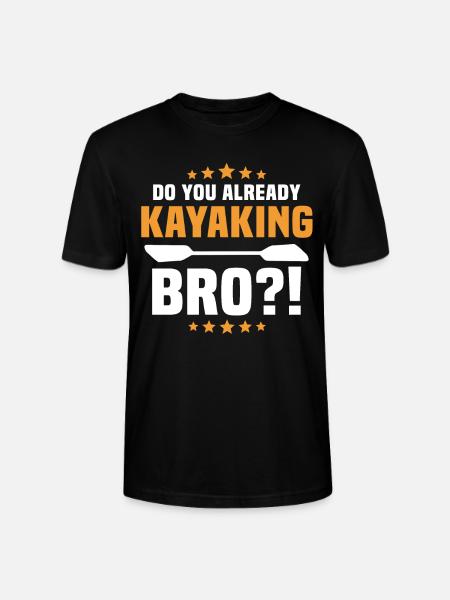 Kayaking Kayaker Kayak - Stanley/Stella Unisex Bio-T-Shirt CRAFTER - Schwarz