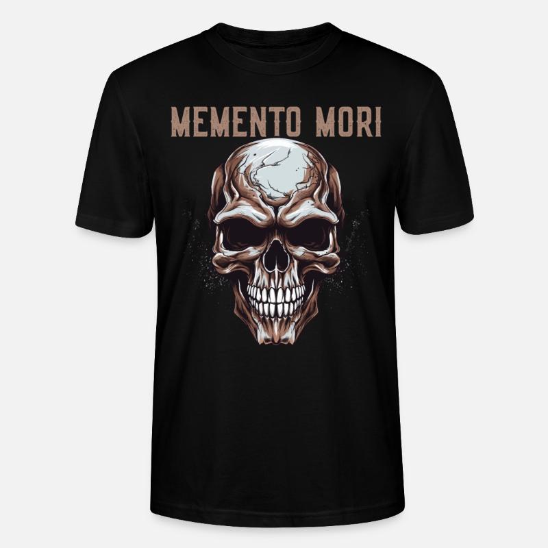 Memento Mori - Stanley/Stella CRAFTER Unisex Organic T-Shirt - black