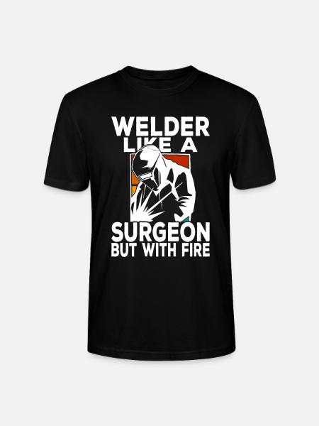 Soudeurs soudeurs - T-shirt bio CRAFTER Stanley Stella Unisexe - noir