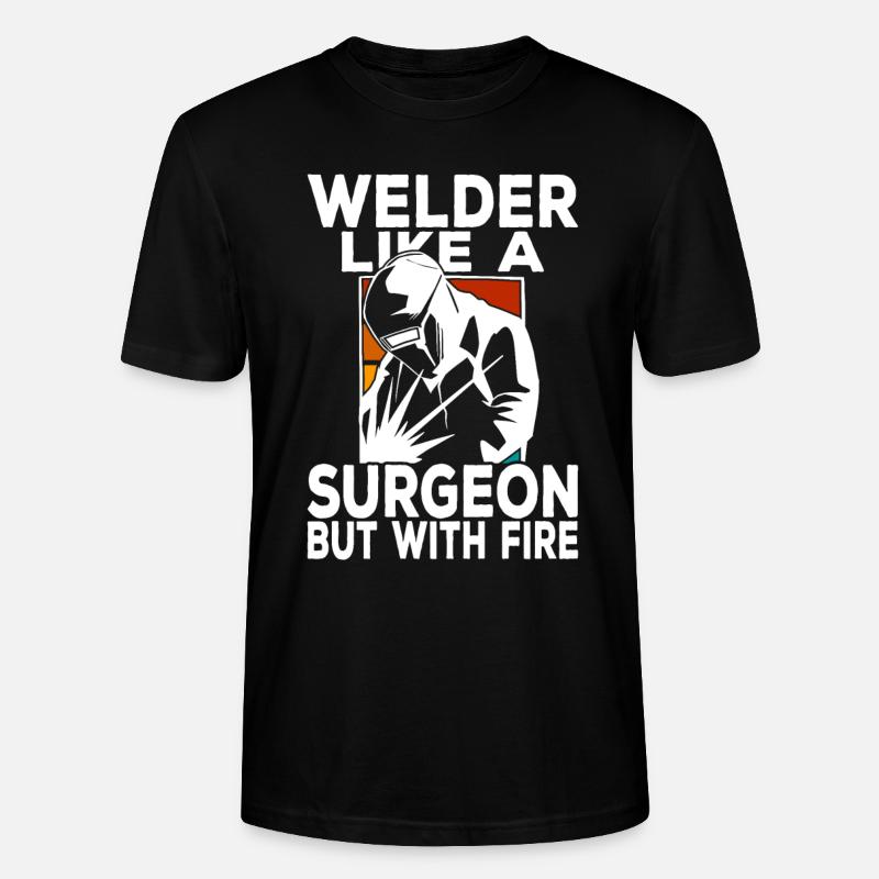 Soudeurs soudeurs - T-shirt bio CRAFTER Stanley Stella Unisexe - noir
