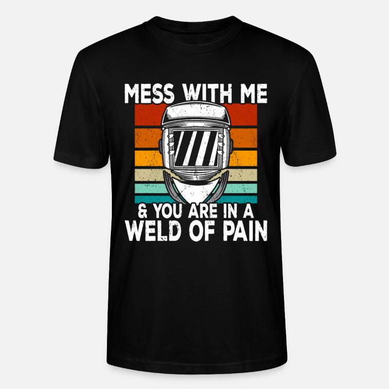 Soudeurs soudeurs - T-shirt bio CRAFTER Stanley Stella Unisexe - noir