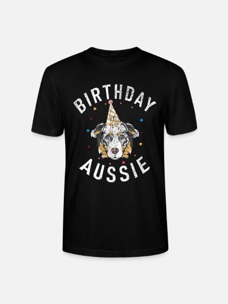 Australian Shepherd Gifts - Stanley/Stella CRAFTER Unisex Organic T-Shirt - black