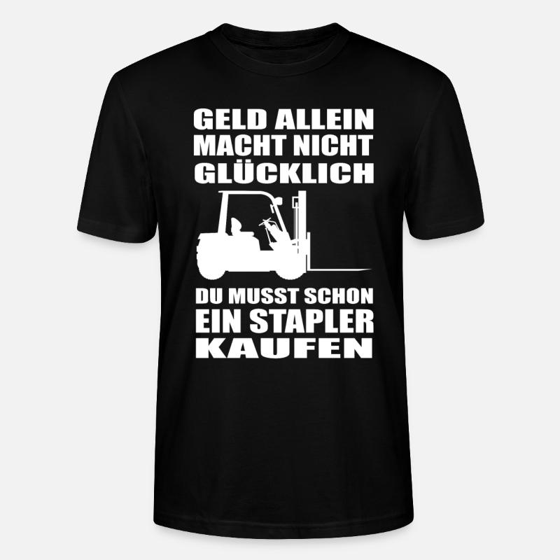 Stapler - Stanley/Stella Unisex Bio-T-Shirt CRAFTER - Schwarz