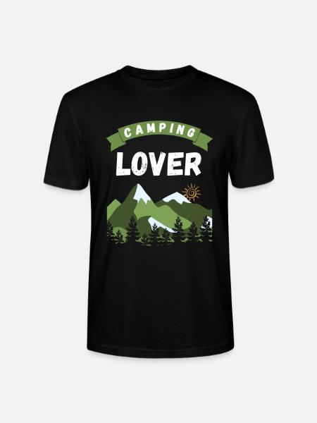 Camping Lover - Design - Stanley/Stella Unisex Bio-T-Shirt CRAFTER - Schwarz