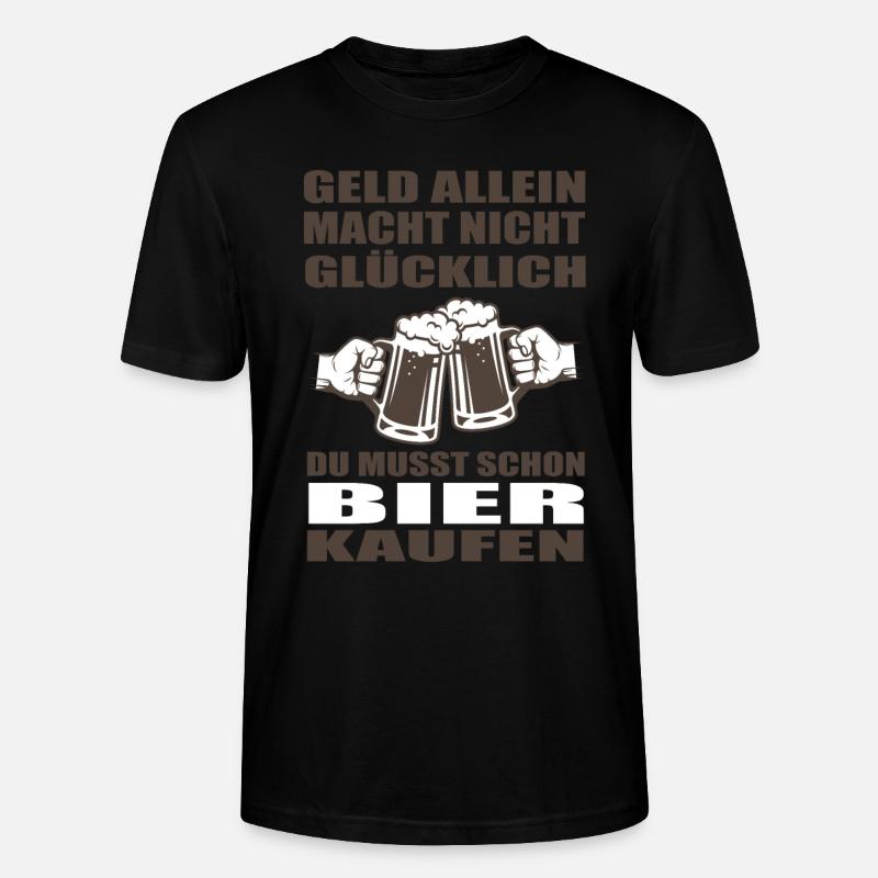 Bier - Stanley/Stella Unisex Bio-T-Shirt CRAFTER - Schwarz