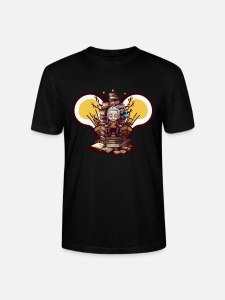 Books Throne of Science - Atheist Atheism - Stanley/Stella CRAFTER Unisex Organic T-Shirt - black