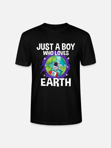 Earth Planet Gift - Stanley/Stella CRAFTER Unisex Organic T-Shirt - black