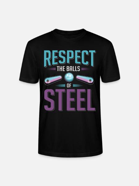 Pinball arcade player - Stanley/Stella CRAFTER Unisex Organic T-Shirt - black