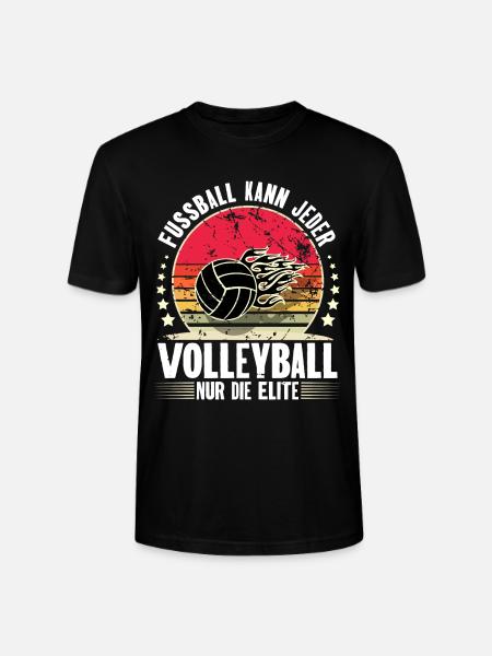 Volleyball - Stanley/Stella Unisex Bio-T-Shirt CRAFTER - Schwarz