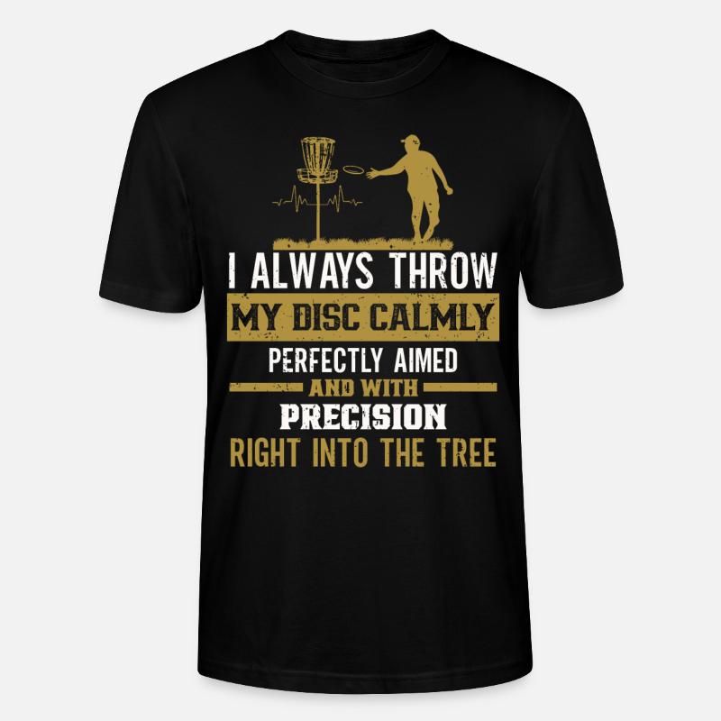 Disc Golf Player Frisbee Player - T-shirt bio CRAFTER Stanley Stella Unisexe - noir