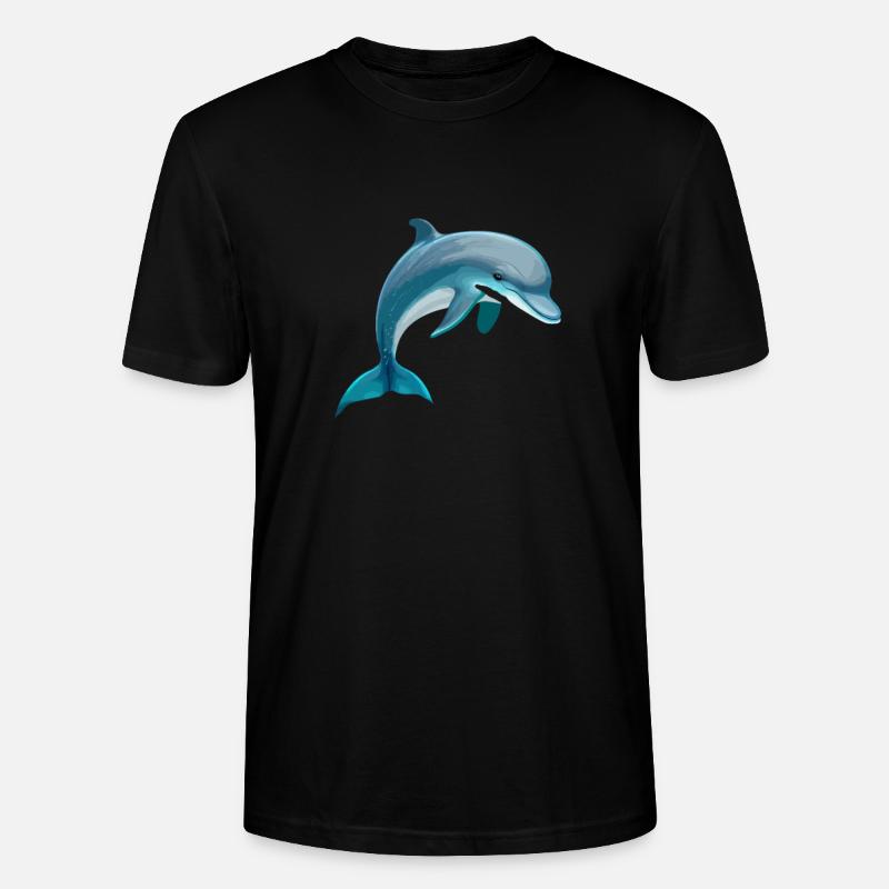 Delfin - Stanley/Stella Unisex Bio-T-Shirt CRAFTER - Schwarz