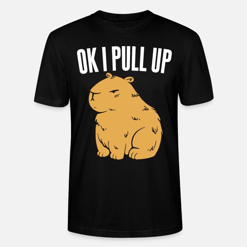 Ok I Pull Up - Stanley/Stella Unisex Bio-T-Shirt CRAFTER - Schwarz