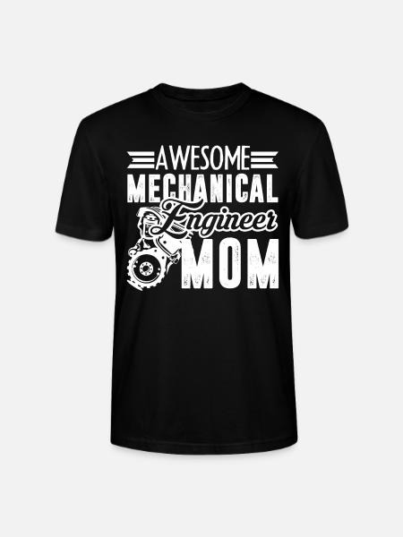 Mechanical Engineer Mechanical Engineer Mom - Stanley/Stella CRAFTER Unisex Organic T-Shirt - black